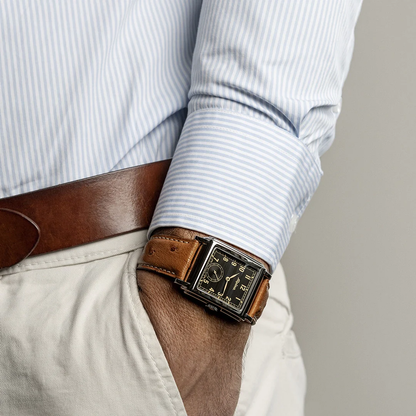 MONTRE ALPINA : HERITAGE CARRÉE AUTOMATIQUE NOIR AL-530BA3C6