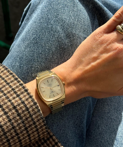 Reloj Timex: 1983 E Line Automático 34 mm Dorado TW2Y07200