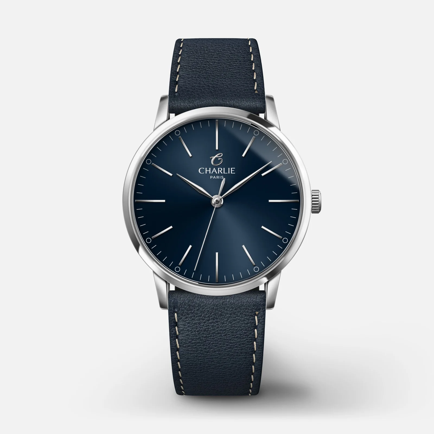 MONTRE CHARLIE PARIS : SULLY 35 QUARTZ BLEU