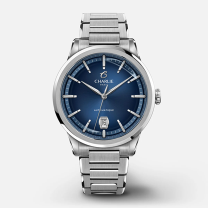 MONTRE CHARLIE PARIS : ALLIANCE AUTOMATIQUE BLEU