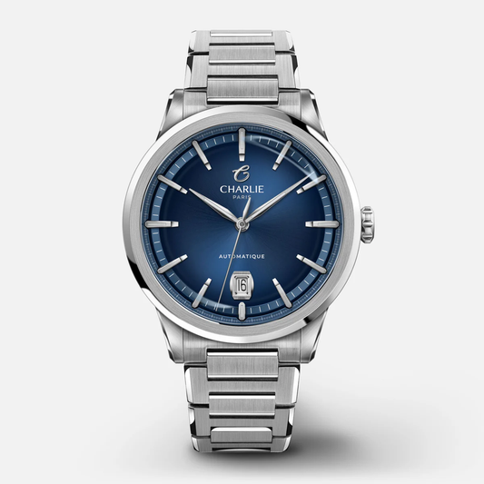 MONTRE CHARLIE PARIS : ALLIANCE AUTOMATIQUE BLEU