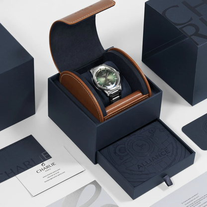 MONTRE CHARLIE PARIS : ALLIANCE AUTOMATIQUE VERT