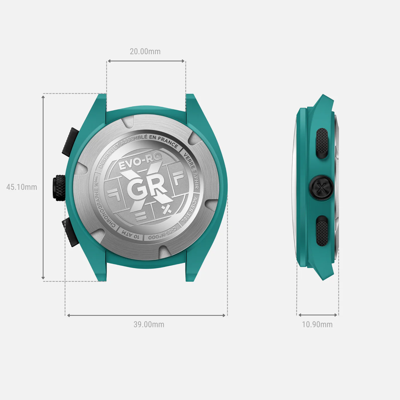MONTRE CHARLIE PARIS : GRX CHRONOGRAPHE EVO RQ