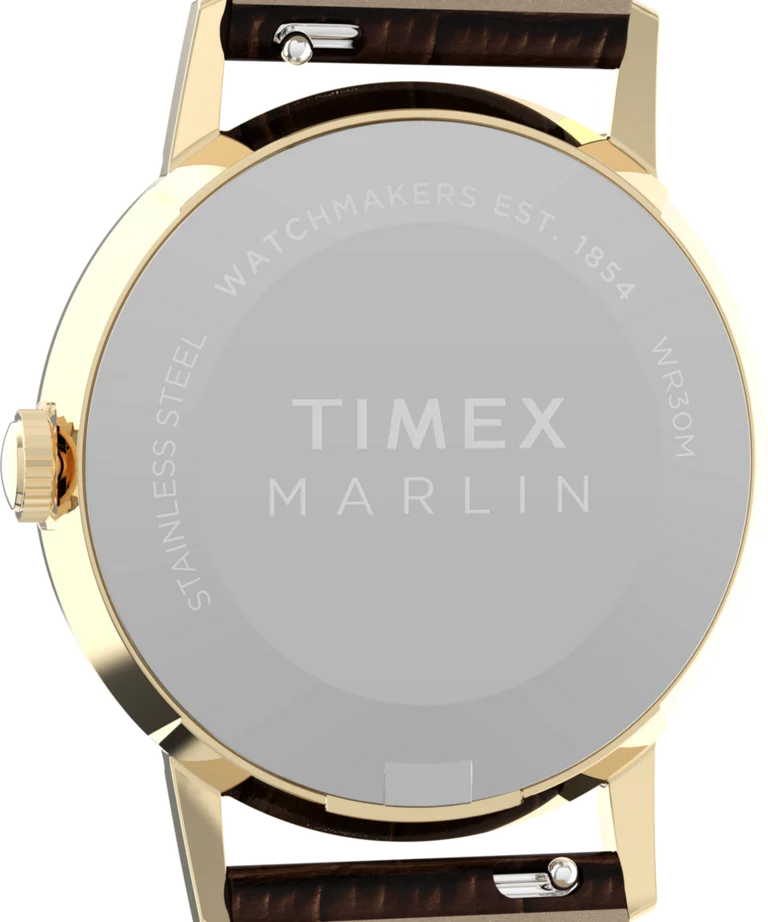 Timex : Marlin quartz vert 34 mm, vue de présentation