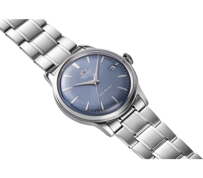 ORIENT : BAMBINO 38MM ACIER BLEU RA-AC0M10L