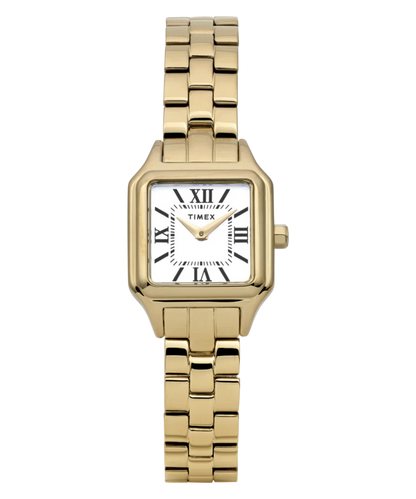 Timex : Addison doré blanc 23 mm, vue de face