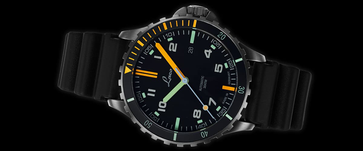 MONTRE LACO: RELOJES DEPORTIVOS MOJAVE AUTOMÁTICO NARANJA