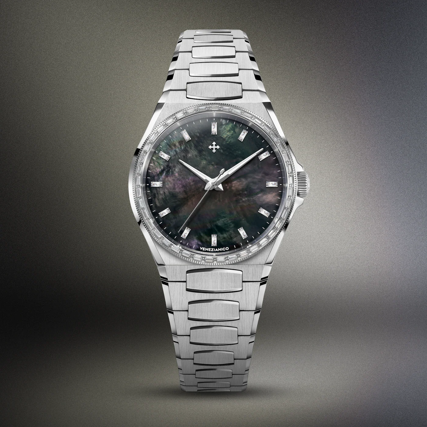 MONTRE VENEZIANICO : ARSENALE 37 MOISSANITE NOIR 6121514C