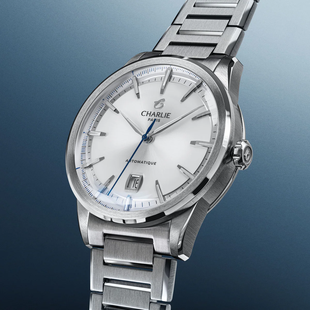 MONTRE CHARLIE PARIS : ALLIANCE AUTOMATIQUE BLANC