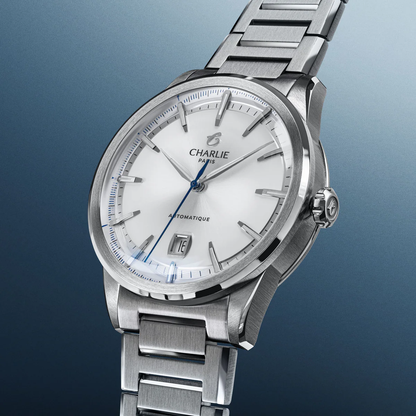 MONTRE CHARLIE PARIS : ALLIANCE AUTOMATIQUE BLANC