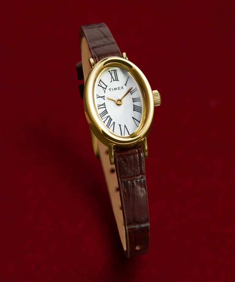 Timex : Cavatina doré blanc 19 mm, vue de présentation
