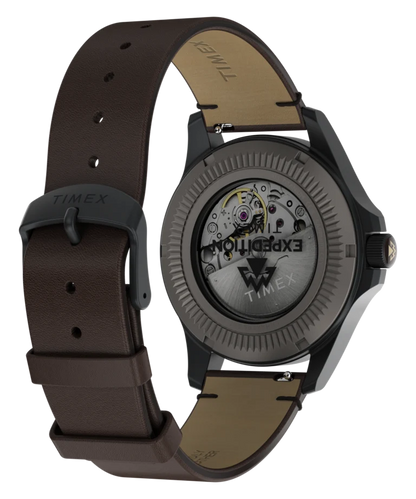 Timex : Expedition Field Post Titanium automatique noir 41 mm, vue de présentation