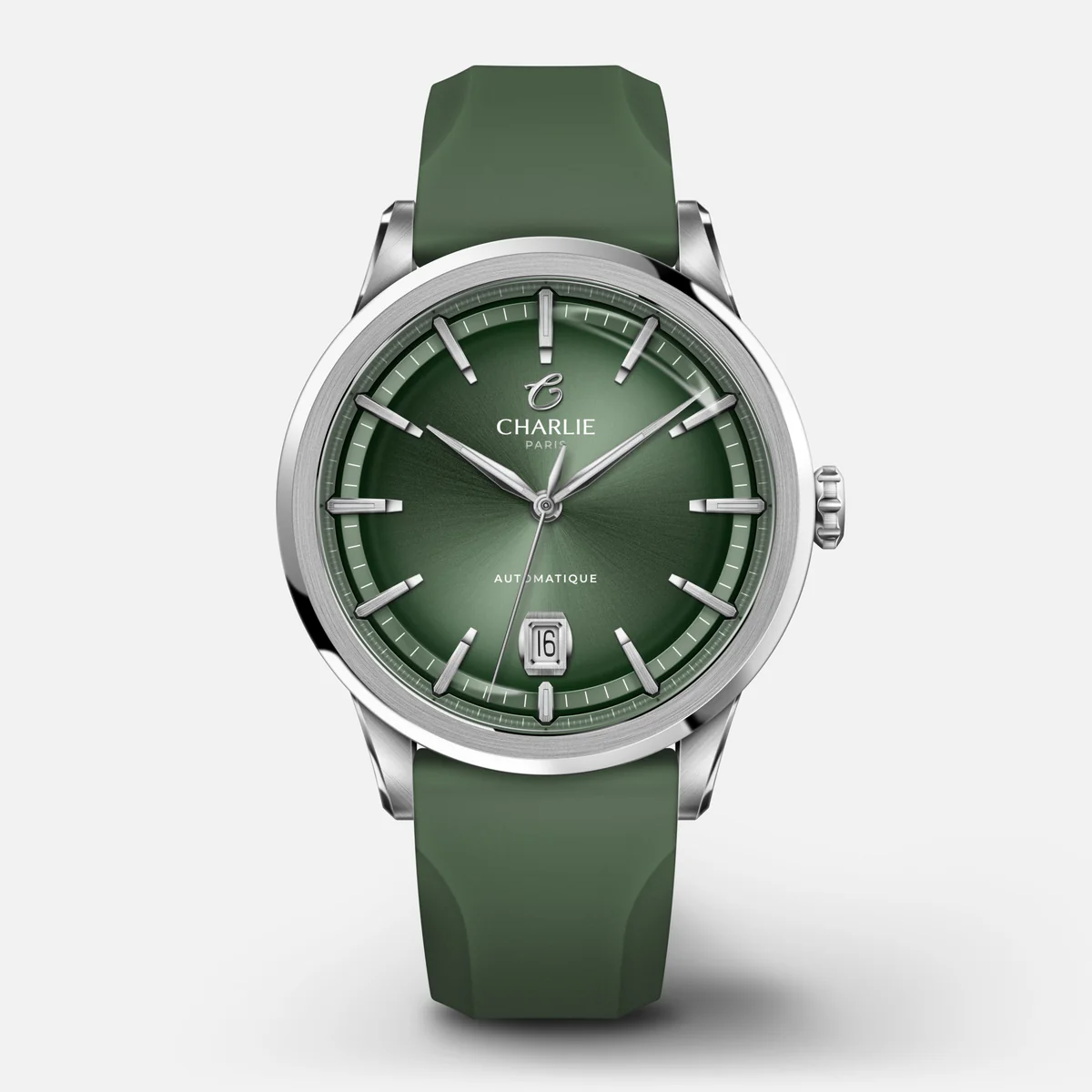 MONTRE CHARLIE PARIS : ALLIANCE AUTOMATIQUE VERT