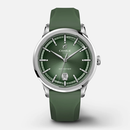 MONTRE CHARLIE PARIS : ALLIANCE AUTOMATIQUE VERT