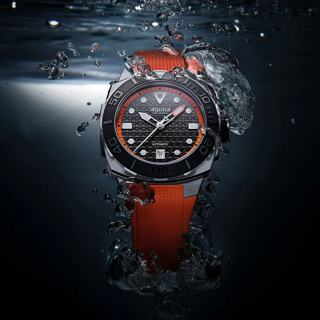 ALPINA WATCH: SEASTRONG DIVER EXTREME AUTOMATIC - ORANGE