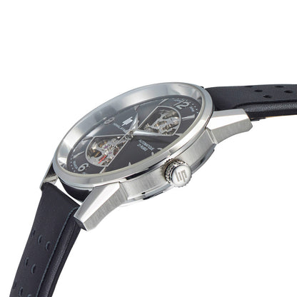 MONTRE LIP : HIMALAYA AUTOMATIQUE NOIR 40 MM SABLIER 671573