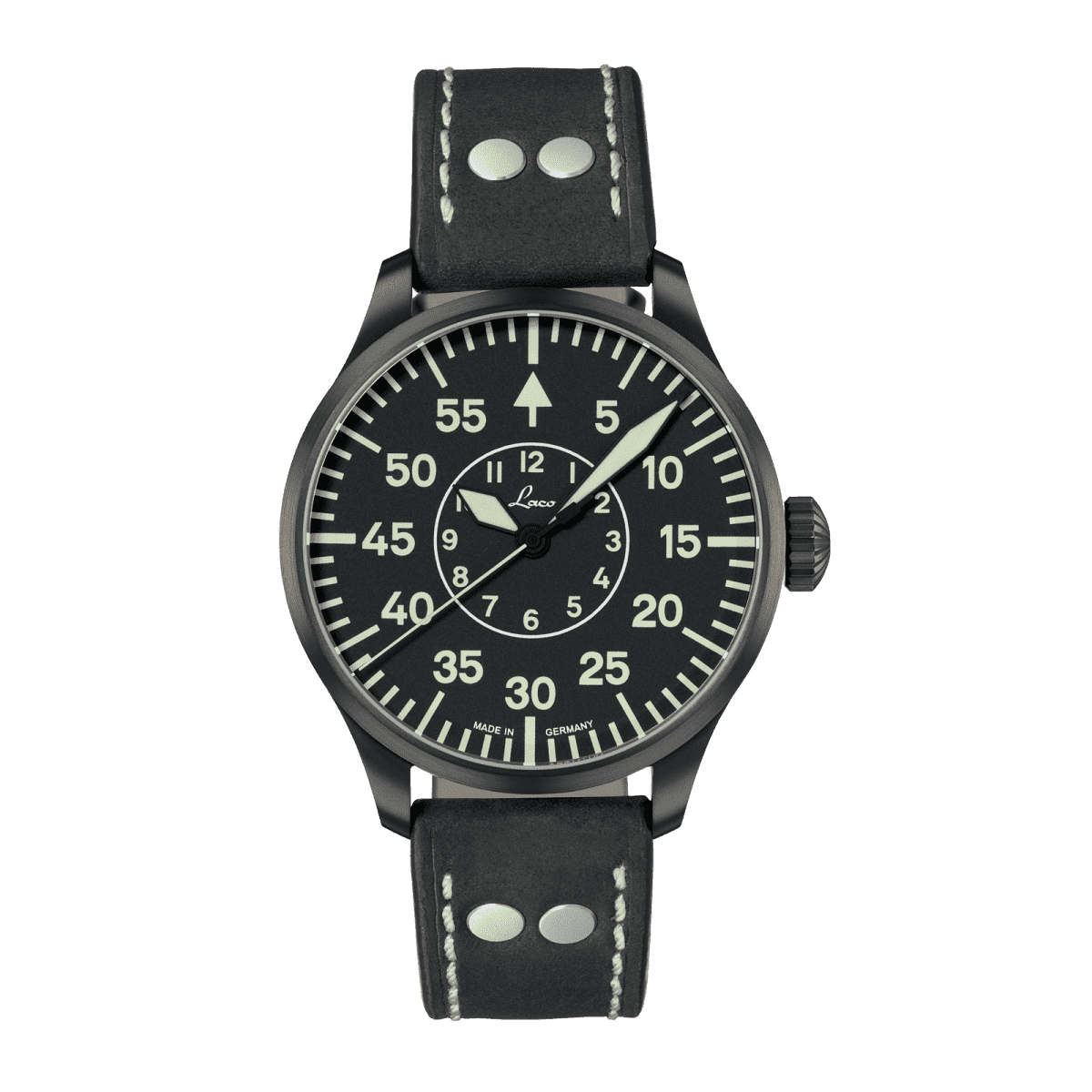 RELOJ LACO: PILOT WATCHES BASIC AUTOMATIC BIELEFELD NEGRO