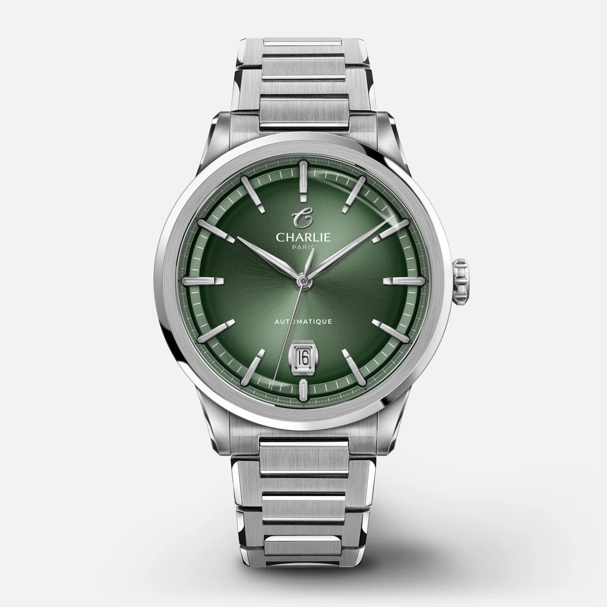 MONTRE CHARLIE PARIS : ALLIANCE AUTOMATIQUE VERT