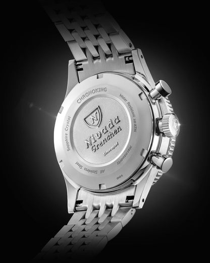 Montre Nivada Grenchen : Chronoking Summer Edition Mecaquartz Bleu