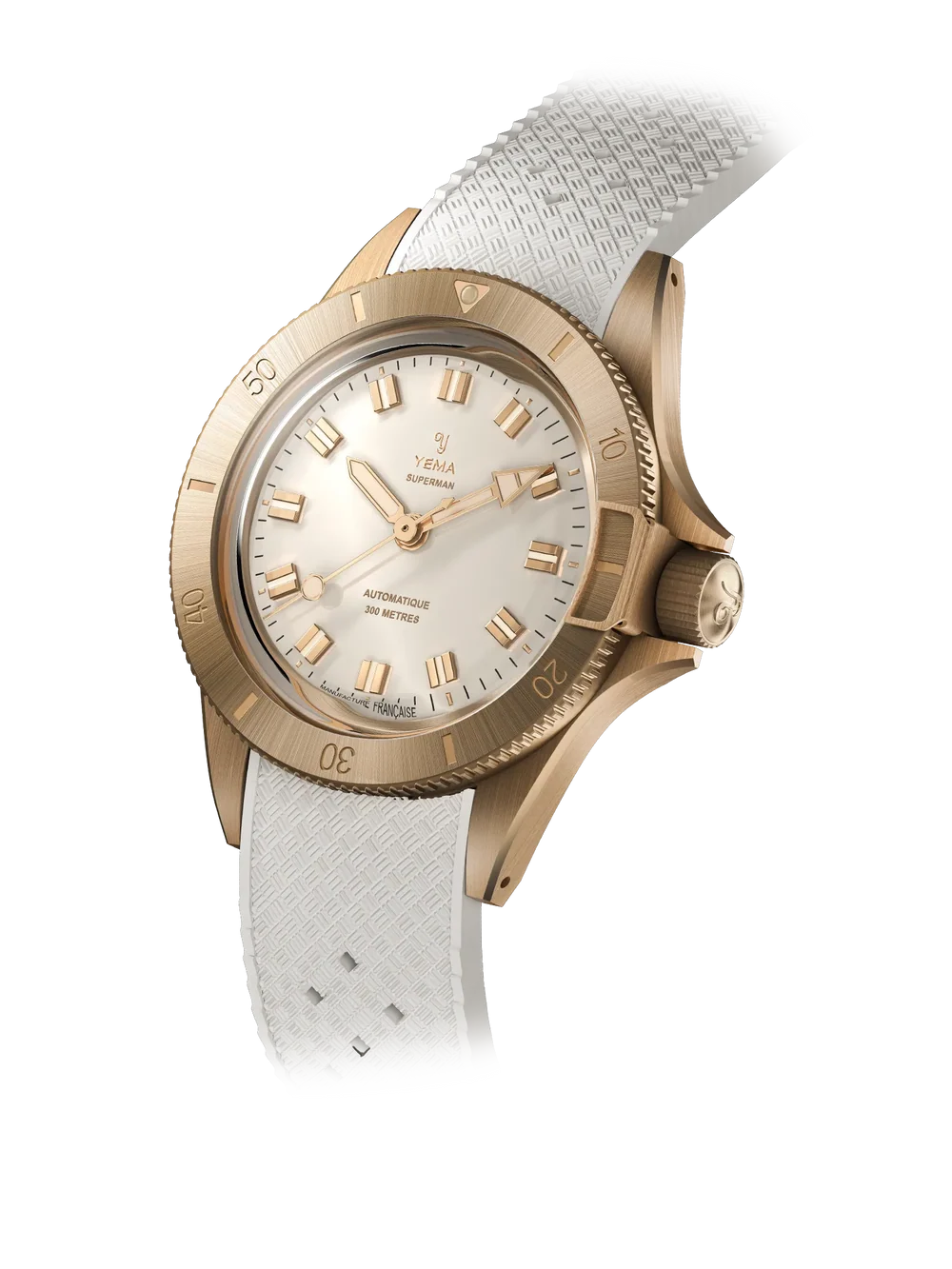 Montre Yema : Superman Bronze Blanc CMM.10