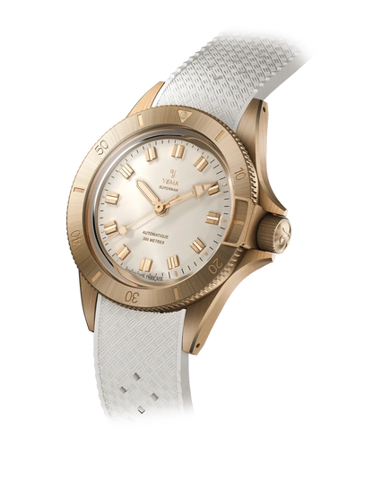 Montre Yema : Superman Bronze Blanc CMM.10