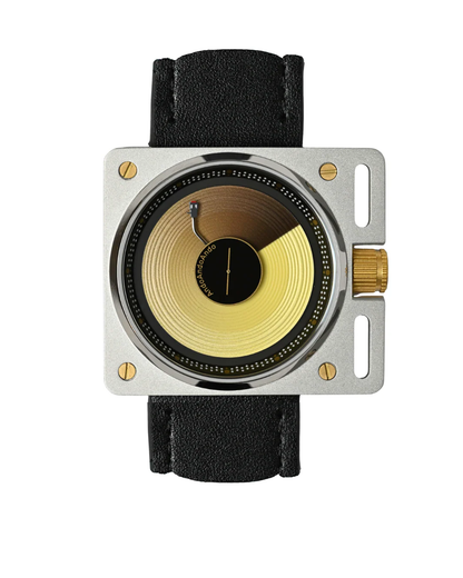 Montre AndoAndoAndo : Vinyl Record Automatique Timezones