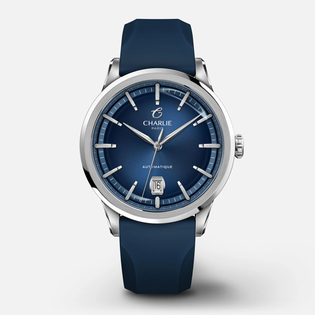 MONTRE CHARLIE PARIS : ALLIANCE AUTOMATIQUE BLEU