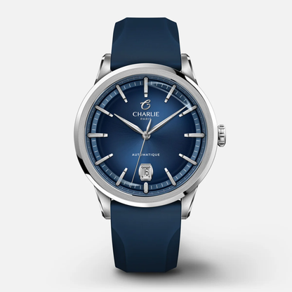 MONTRE CHARLIE PARIS : ALLIANCE AUTOMATIQUE BLEU