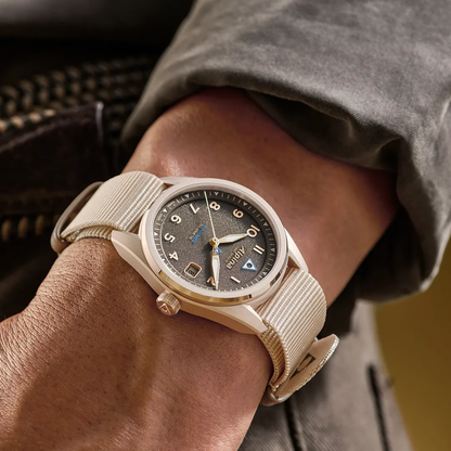 Montre Alpina : Startimer Pilot Solarmetre Beige AL-140BR3S25