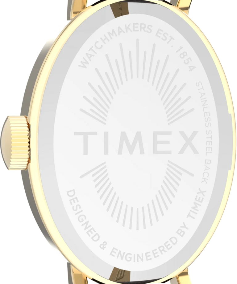 Timex : Cavatina doré blanc 19 mm, vue de présentation