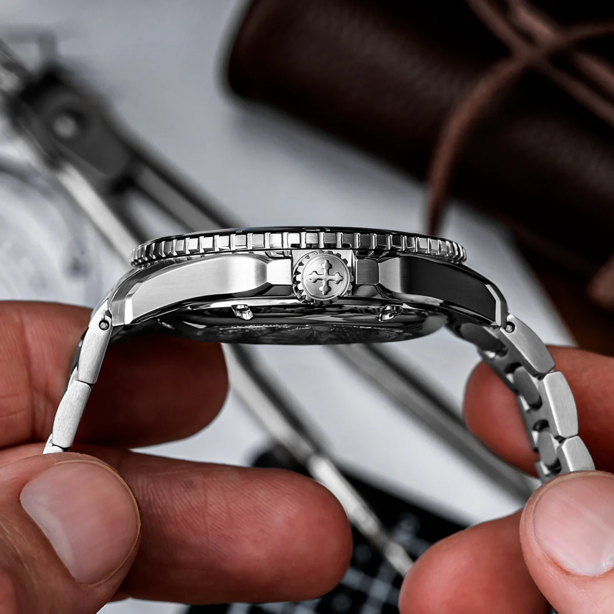 Montre Venezianico : Nereide Bleu Glacier 42 mm 3321515C