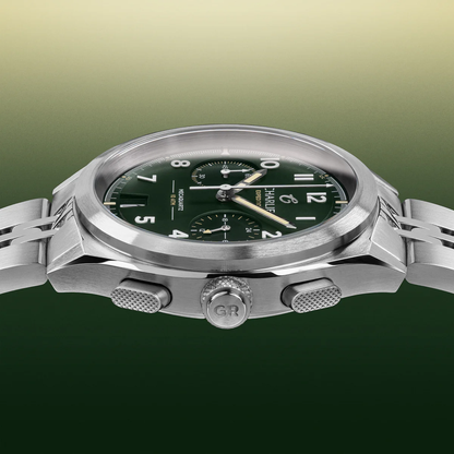 CHARLIE PARIS : GR - CHRONOGRAPHE - VERT