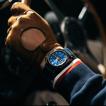 BRISTON WATCH: CLUBMASTER SPORT ACETATE – BLUE