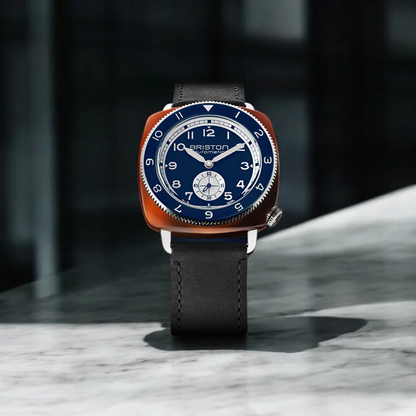 RELOJ BRISTON: CLUBMASTER LEGEND PEQUEÑO SEGUNDERO AZUL 241639.SA.T.15W.CH