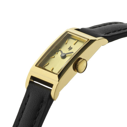Montre LIP : Churchill T13 Baguette Doré & Noir 671932