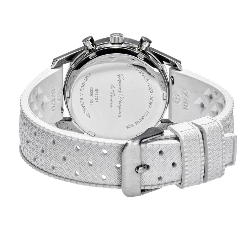 Montre LIP : Courage Sapeurs-Pompiers 35 mm Blanc 671707