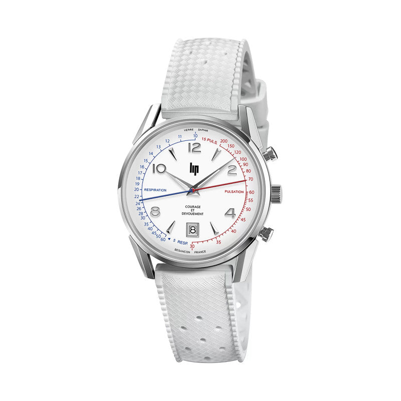 Montre LIP : Courage Sapeurs-Pompiers 35 mm Blanc 671707