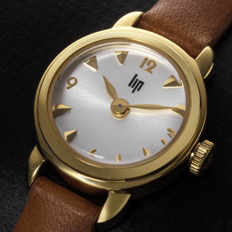 Montre LIP : Henriette Blanc & Or 671196
