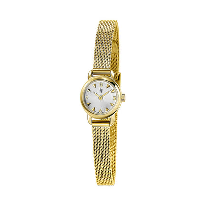 Montre LIP : Henriette Blanc & Or 671265