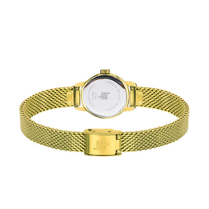 Montre LIP : Henriette Blanc & Or 671265