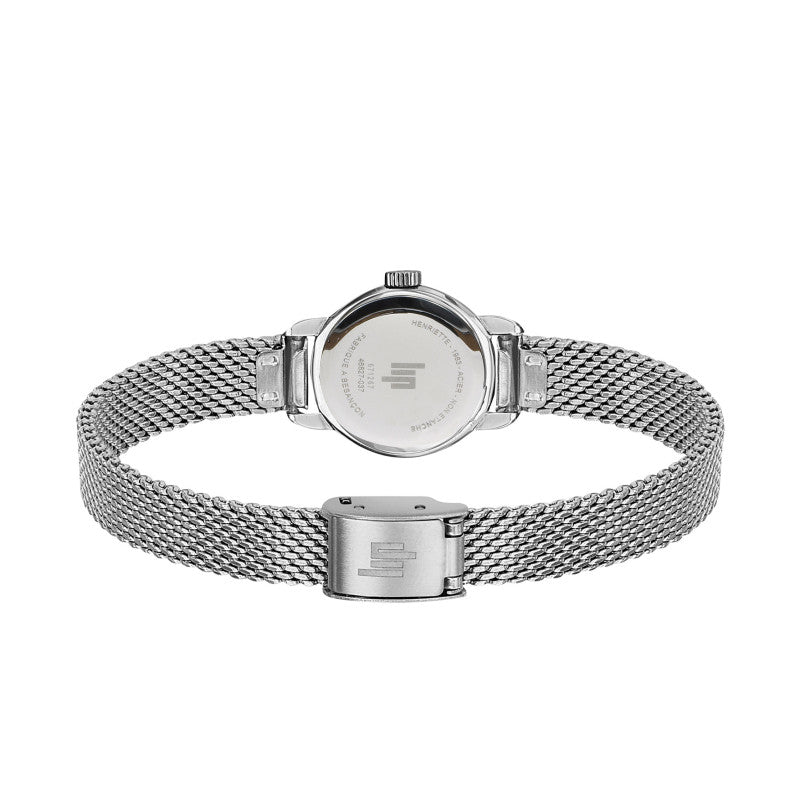 Montre LIP : Henriette Blanc & Argent 671267