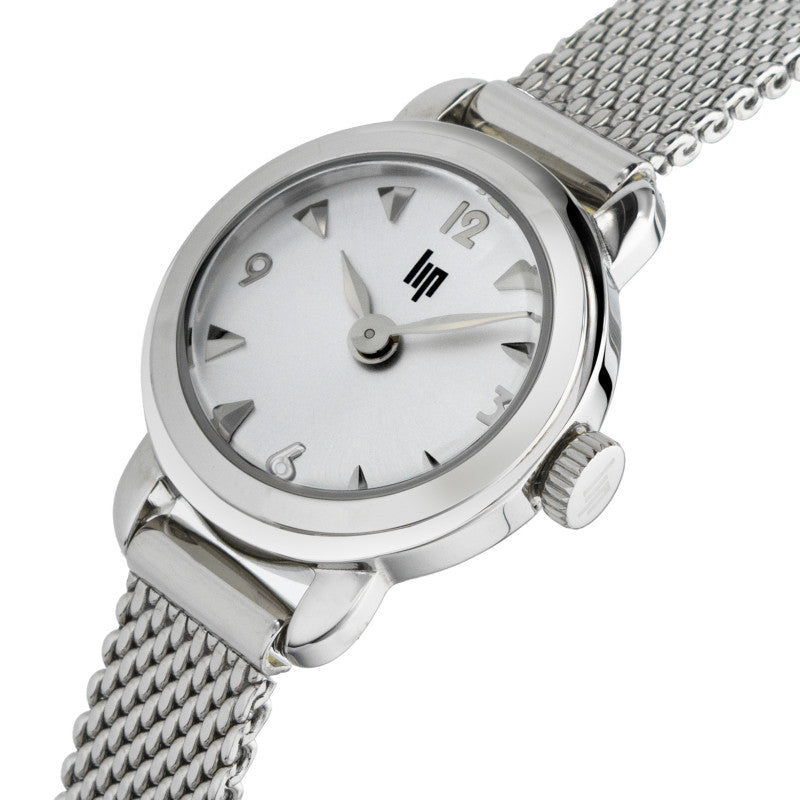 Montre LIP : Henriette Blanc & Argent 671267