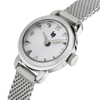 Montre LIP : Henriette Blanc & Argent 671267