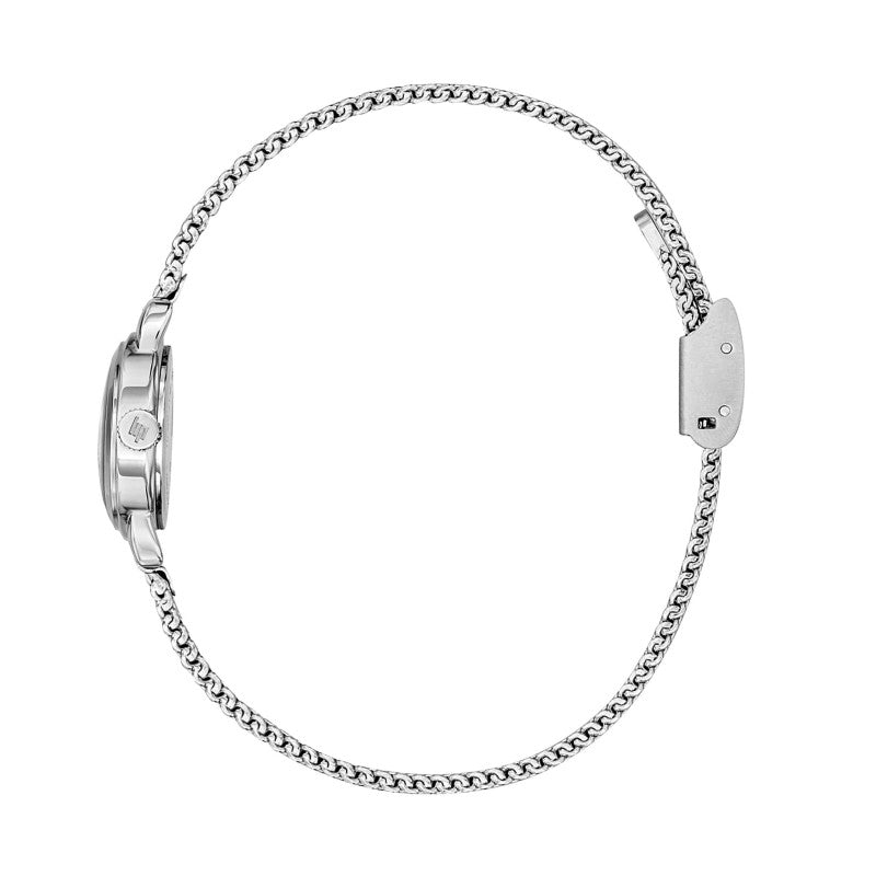 Montre LIP : Henriette Blanc & Argent 671267