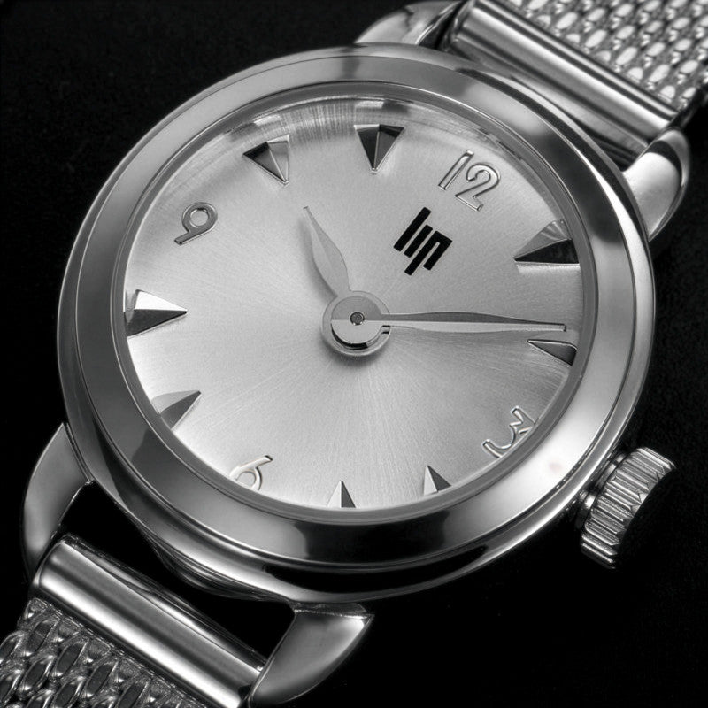 Montre LIP : Henriette Blanc & Argent 671267
