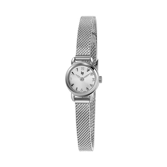 Montre LIP : Henriette Blanc & Argent 671267