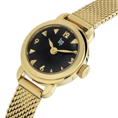 Montre LIP : Henriette Noir & Or 671627