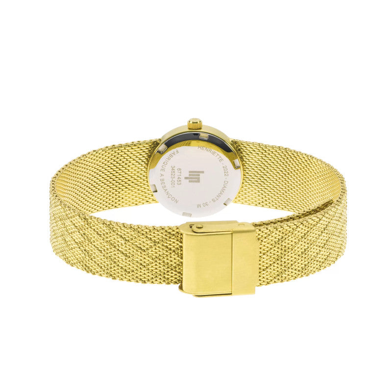 Montre LIP : Henriette Manchette Diamant Doré 671453