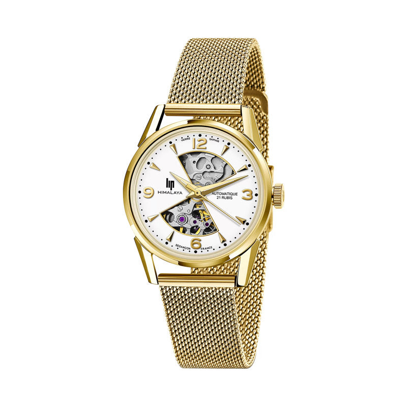 Montre LIP : Himalaya Automatique Sablier 33,5 mm Doré 671681