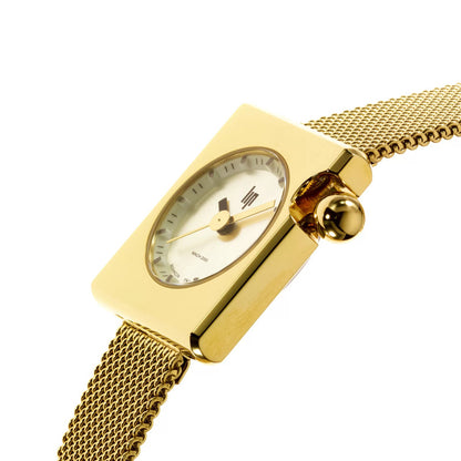 Montre LIP : MACH 2000 Mini Square Doré 671177